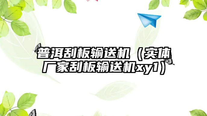 普洱刮板輸送機（實體廠家刮板輸送機xy1）