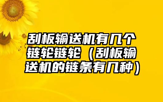 刮板輸送機(jī)有幾個(gè)鏈輪鏈輪（刮板輸送機(jī)的鏈條有幾種）