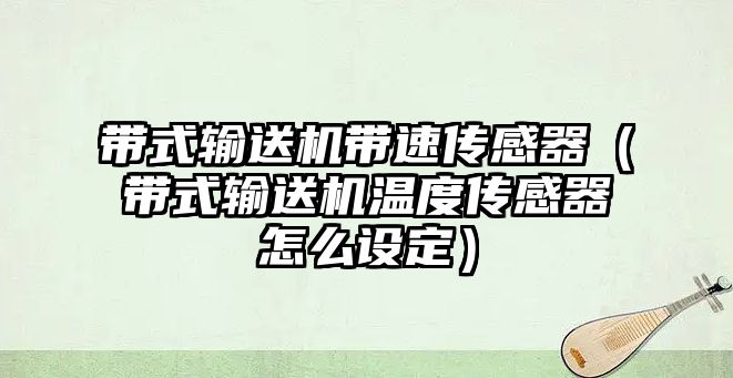 帶式輸送機(jī)帶速傳感器（帶式輸送機(jī)溫度傳感器怎么設(shè)定）