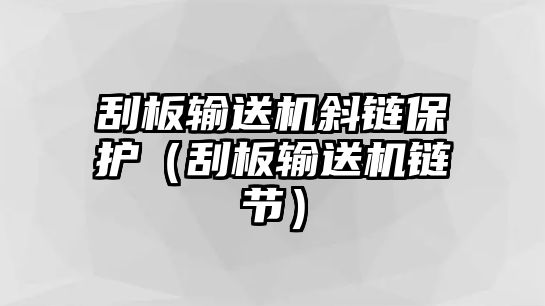 刮板輸送機斜鏈保護（刮板輸送機鏈節(jié)）