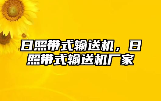 日照帶式輸送機(jī)，日照帶式輸送機(jī)廠家