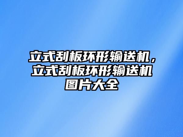 立式刮板環(huán)形輸送機(jī)，立式刮板環(huán)形輸送機(jī)圖片大全