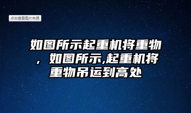 如圖所示起重機(jī)將重物，如圖所示,起重機(jī)將重物吊運(yùn)到高處